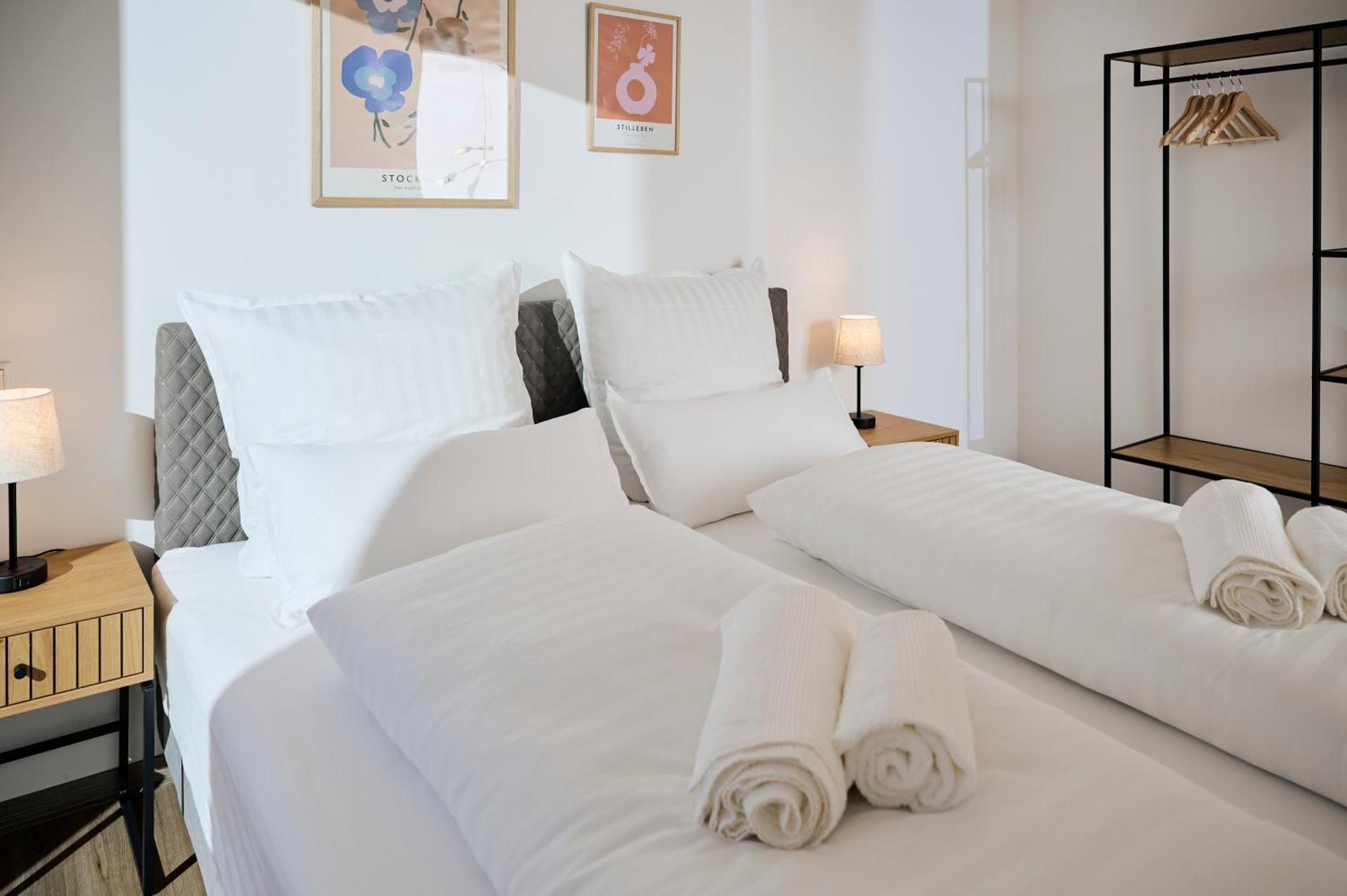 Moderne Apartments Mit Highspeed-Wlan Und Gratis-Tiefgarage Ihr Perfekter Rueckzugsort Nahe Dem Zentrum Und Der Therme I Barrierearm Bad Kissingen Esterno foto