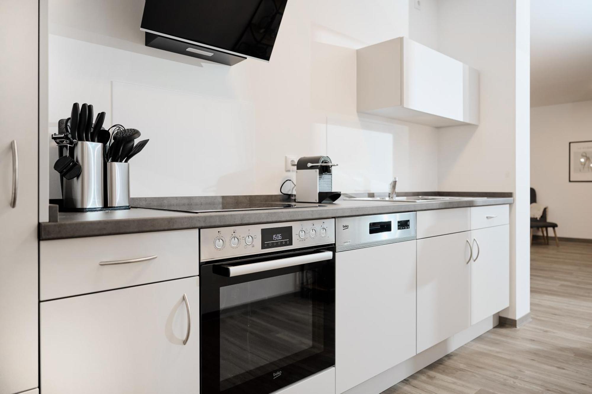 Moderne Apartments Mit Highspeed-Wlan Und Gratis-Tiefgarage Ihr Perfekter Rueckzugsort Nahe Dem Zentrum Und Der Therme I Barrierearm Bad Kissingen Esterno foto
