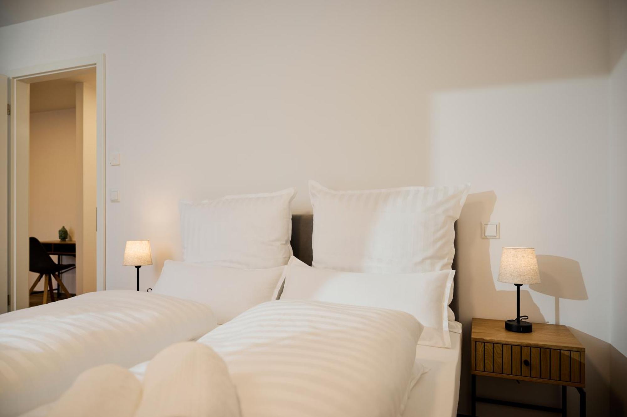 Moderne Apartments Mit Highspeed-Wlan Und Gratis-Tiefgarage Ihr Perfekter Rueckzugsort Nahe Dem Zentrum Und Der Therme I Barrierearm Bad Kissingen Esterno foto